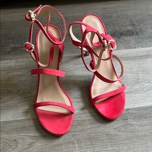 Stuart Weitzman Pink High Heel Sandals